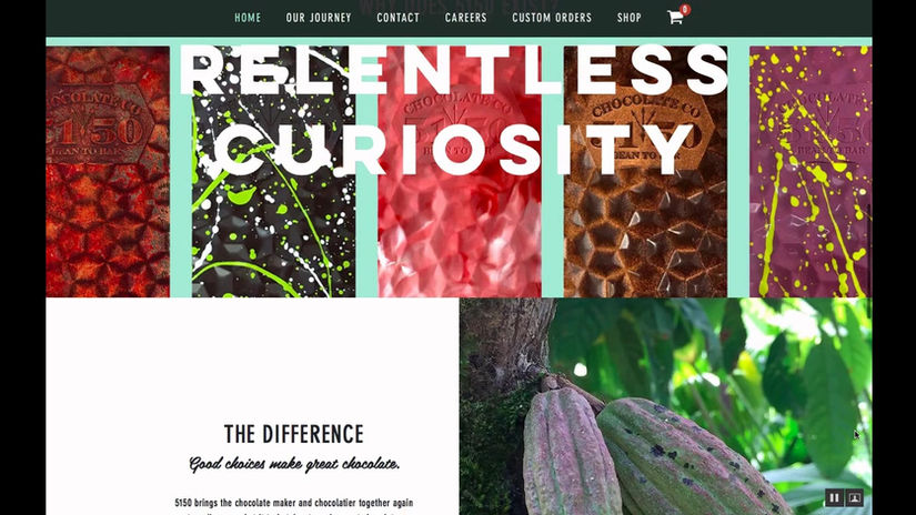 5150 Coco Chocolate Store: Website Design & Development